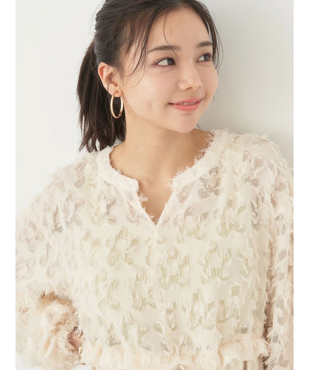 earth music&ecology ジャガード切替ワンピース 