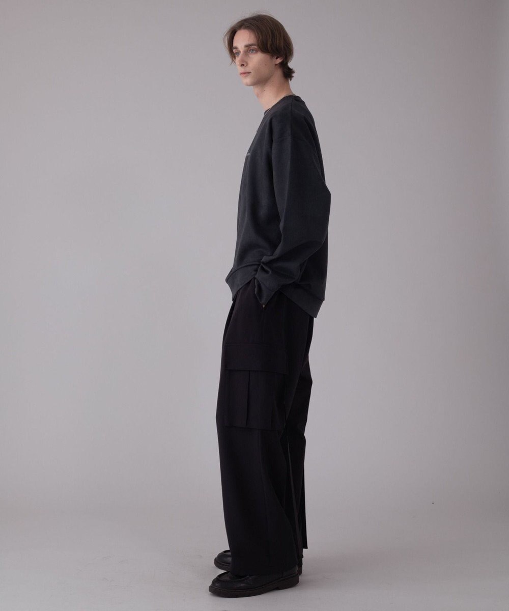 WEGO 【ユニセックス着用ITEM/2点SET/MLサイズ展開】アクセ付きフェイクスウェードプルオーバー 