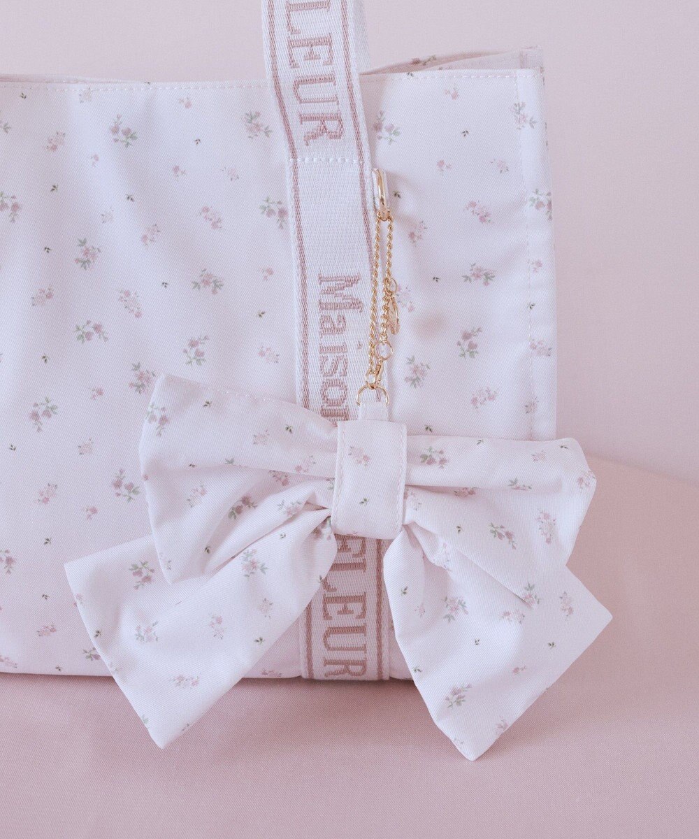 Maison de FLEUR ピンクマニアリボンポーチチャーム 