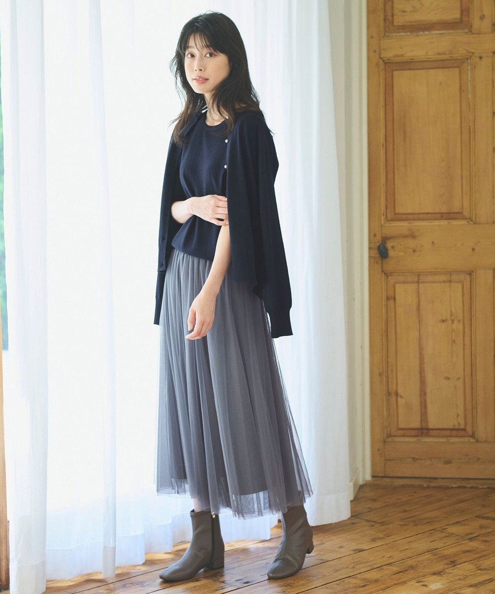 ANY 【洗濯機可/UVカット】パールポイントアンサンブル 