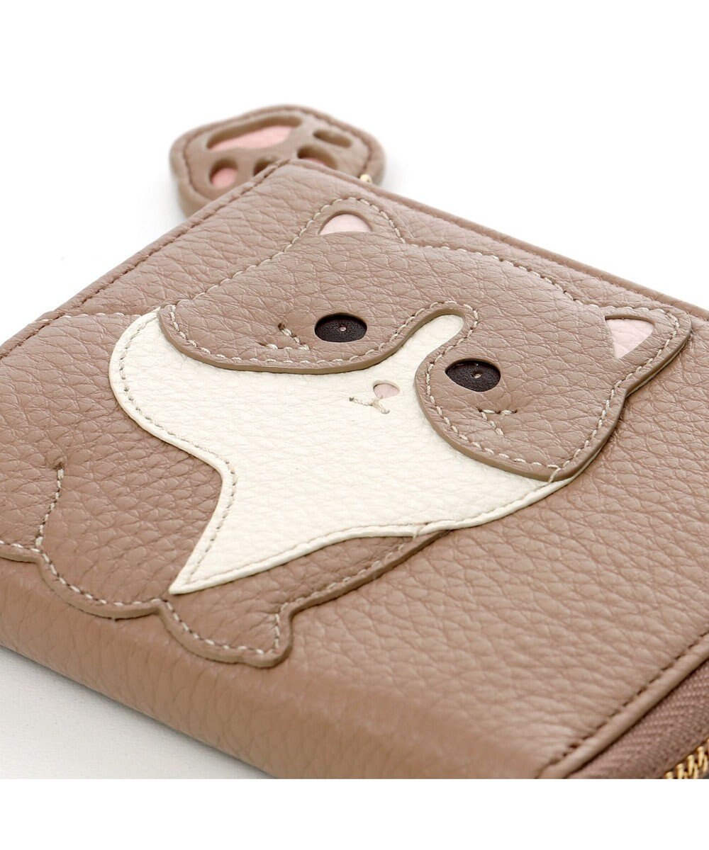 IBIZA アニマーダ　牛革　L字ファスナー財布(ネコ) 