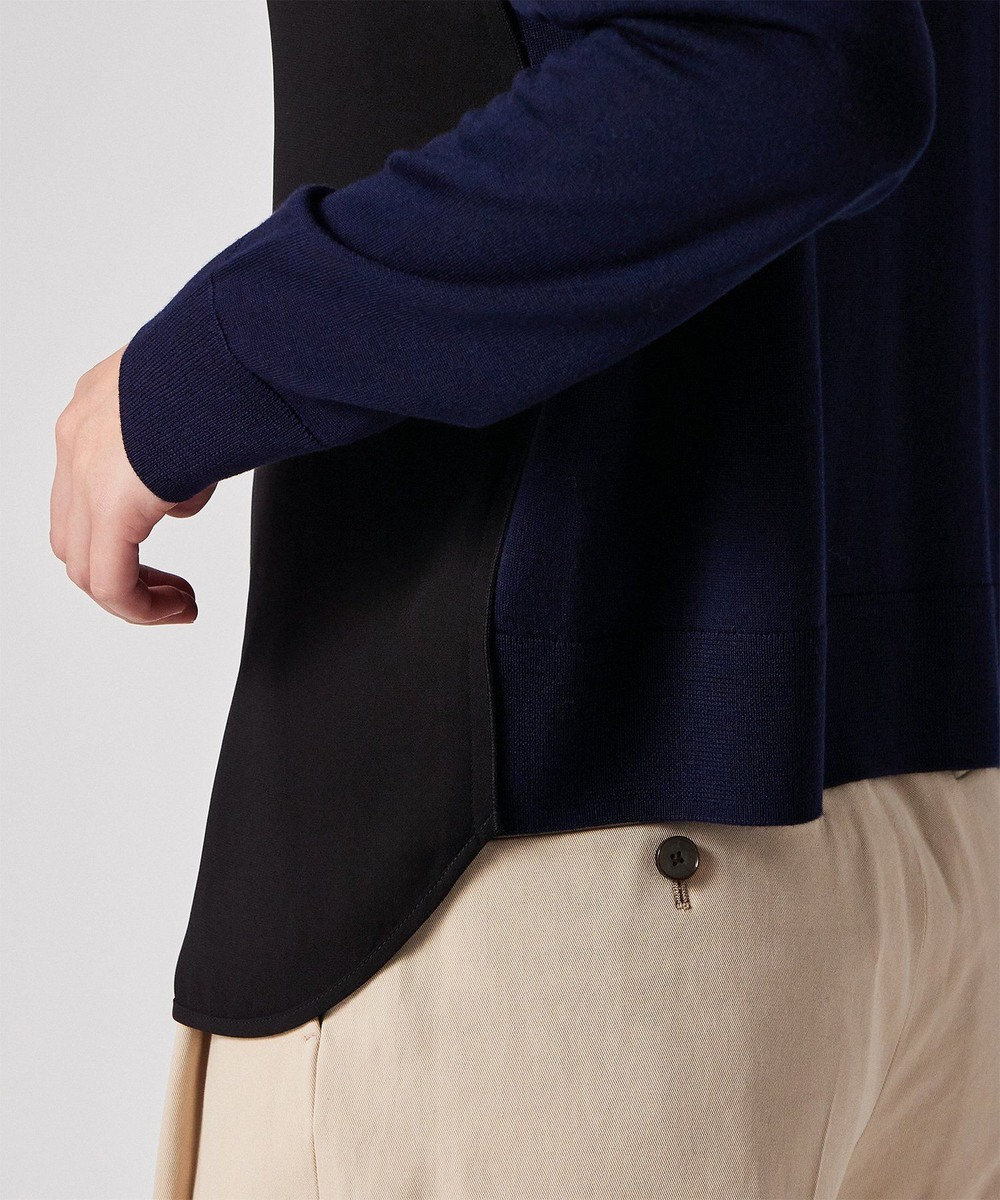 Paul Smith バイカラー シャツコンビ ニット 