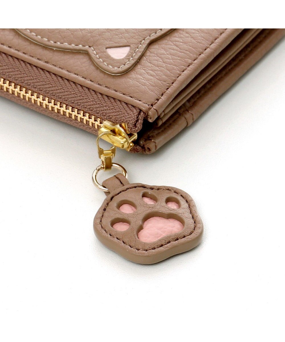 IBIZA アニマーダ　牛革　L字ファスナー財布(ネコ) 