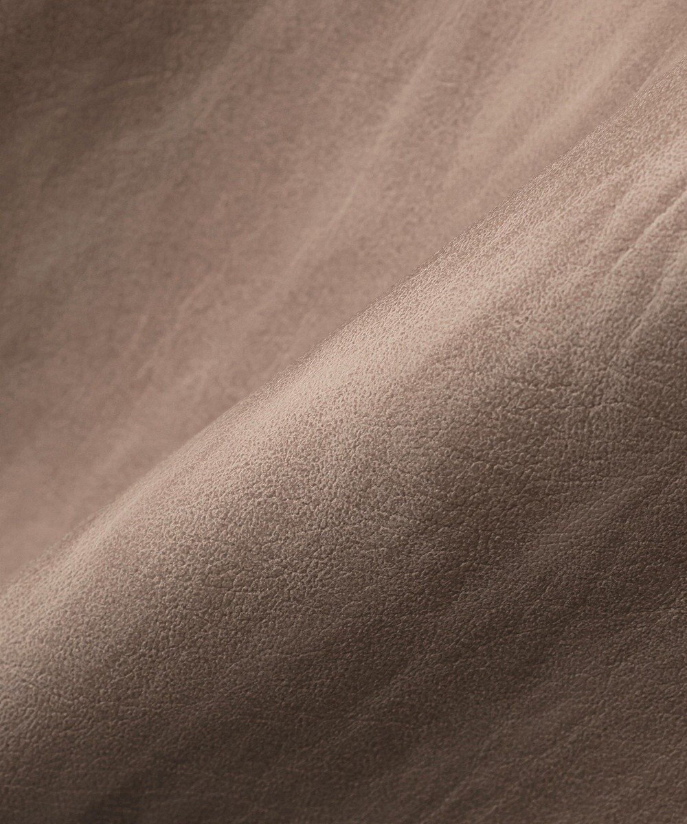 CRAFT STANDARD BOUTIQUE フェイクレザー衿ボアブルゾン 