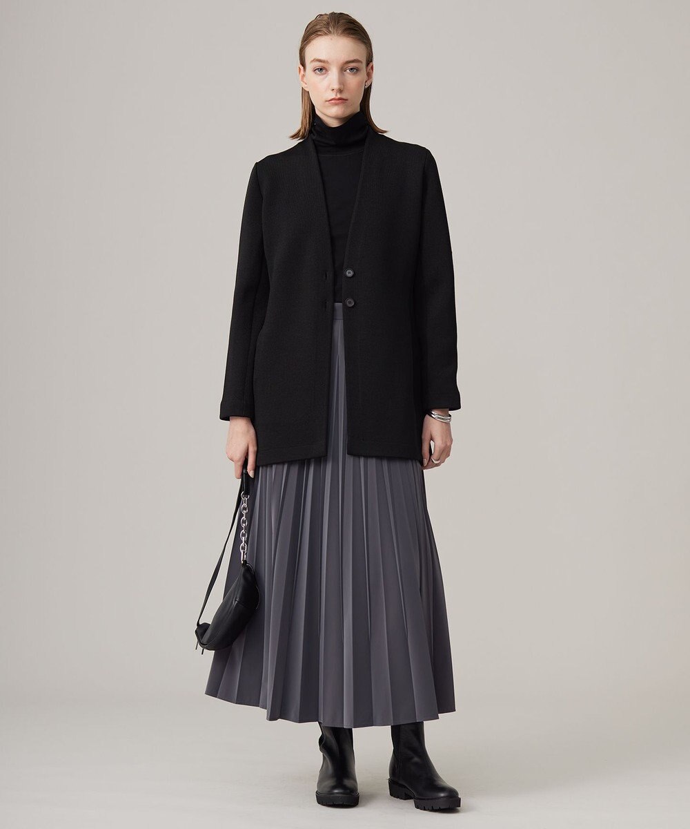 ICB L 【CLASSY.1月号掲載・洗える】ラミネートプリーツ スカート 