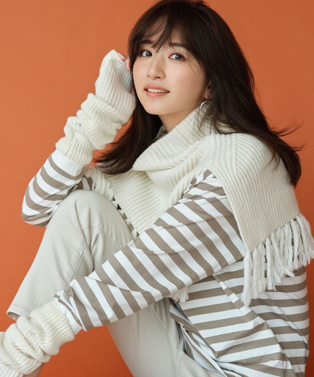 #Newans カシミヤブレンドバルキースヌードベスト 