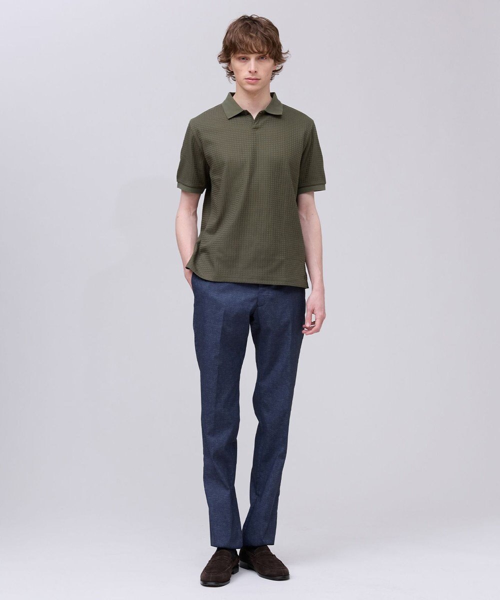 J.PRESS MEN ジャケットインの最適解【接触冷感 / 吸水速乾】【J.PRESS PREMIUM JERSEY】スキッパー ポロシャツ 
