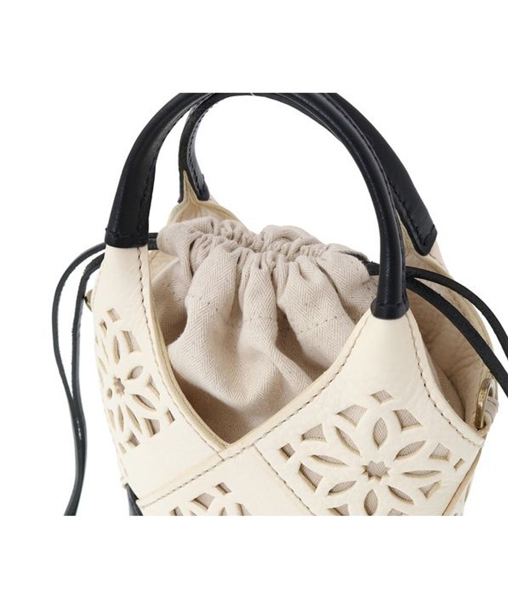 genten 【WEB限定カラー】サステナブルカットワーク ポシェット 