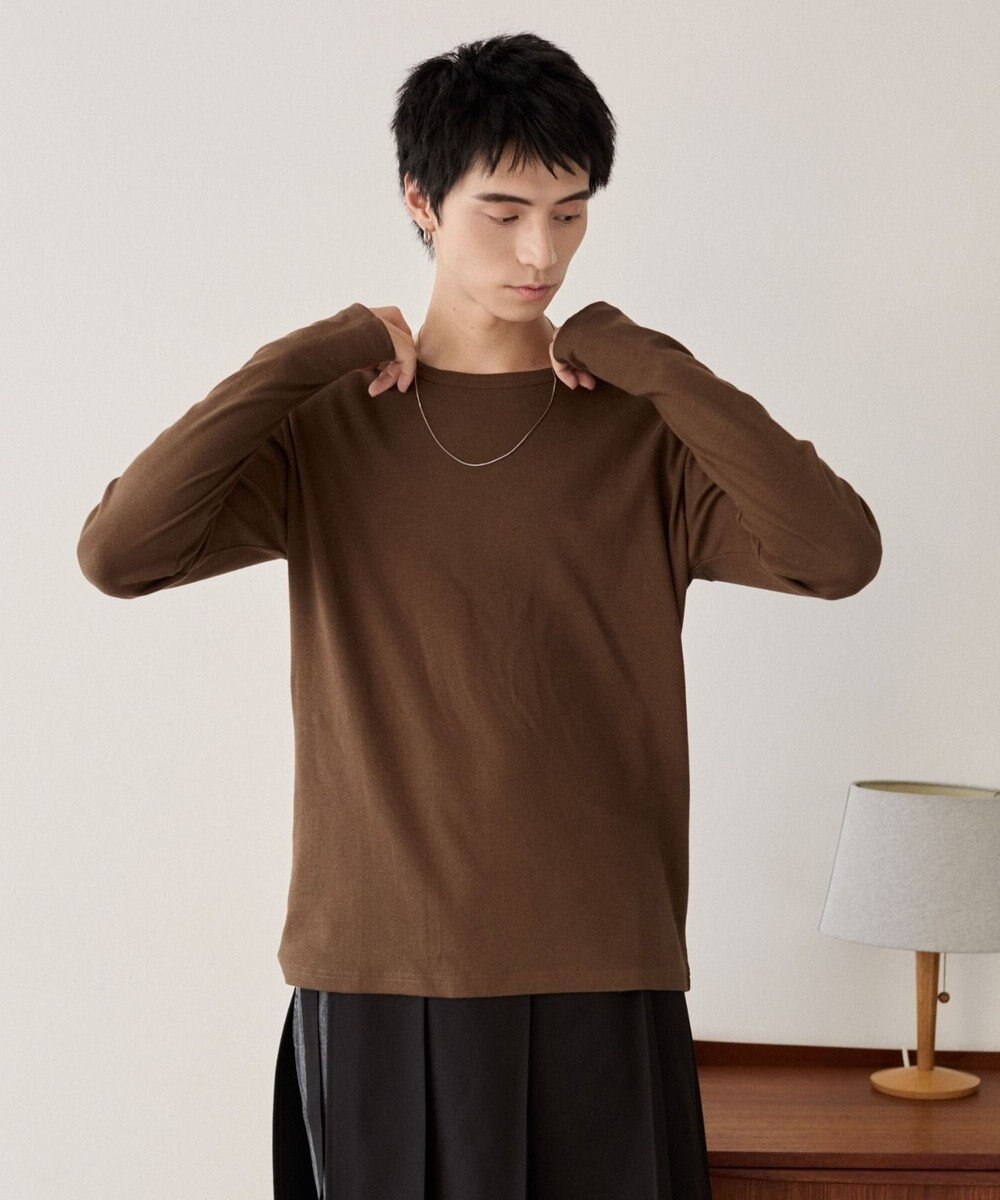 WEGO タイトフィットリブT（長袖） 