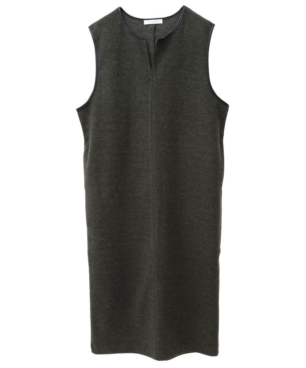 Green Parks 圧縮ポンチ合皮パイピングジャンスカ 