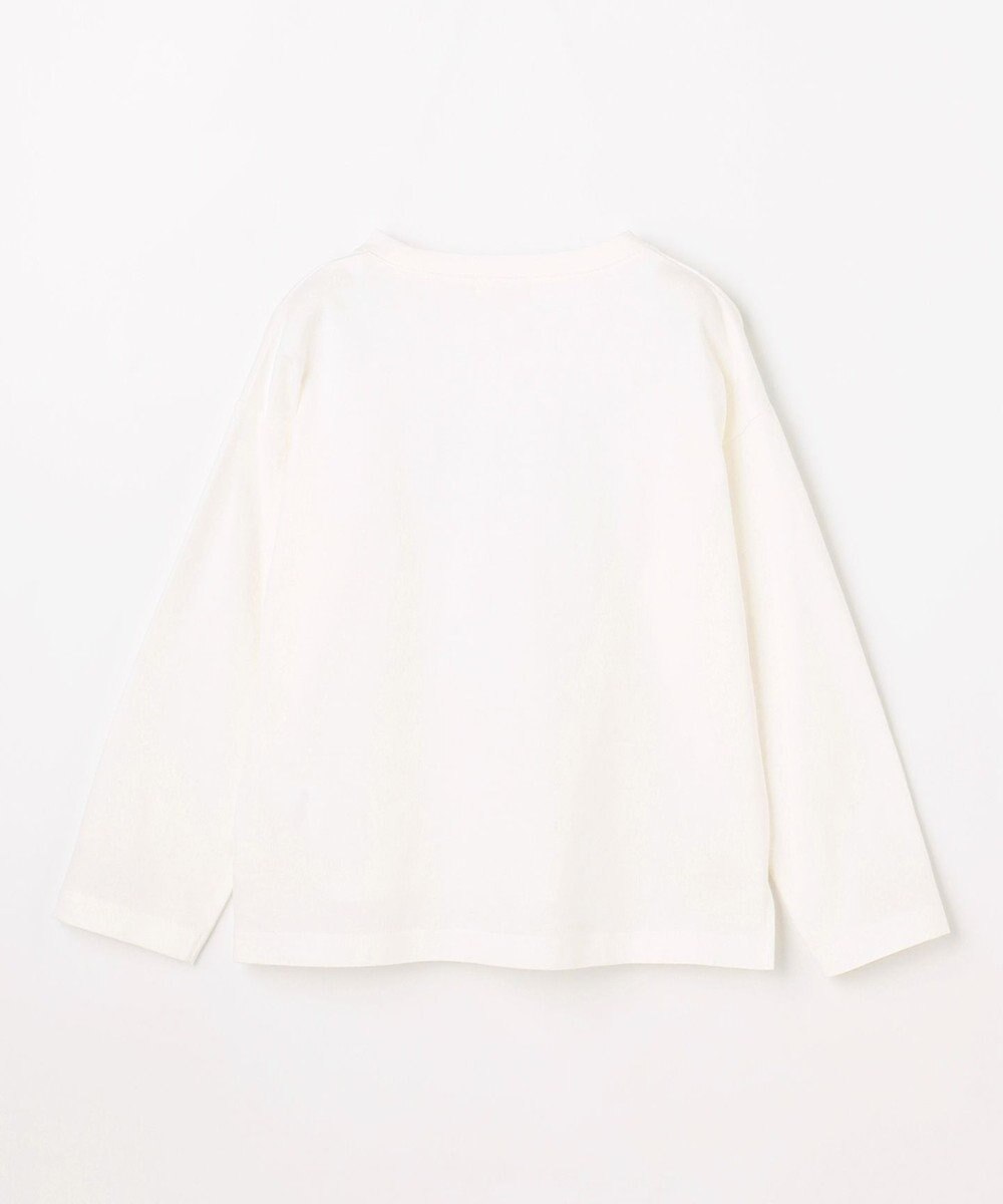 ANY KIDS 【綿100%】ロゴプリント 長袖Tシャツ 