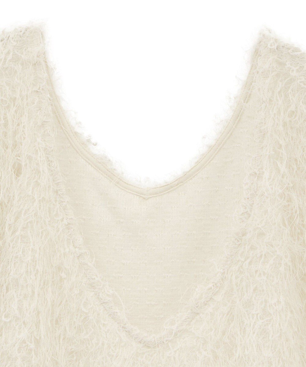 earth music&ecology ふさふさベスト 