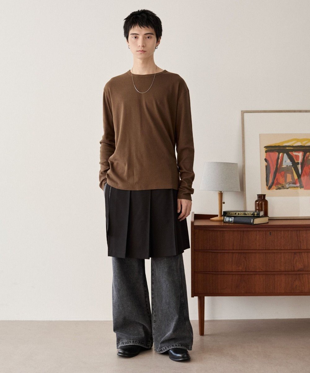 WEGO タイトフィットリブT（長袖） 