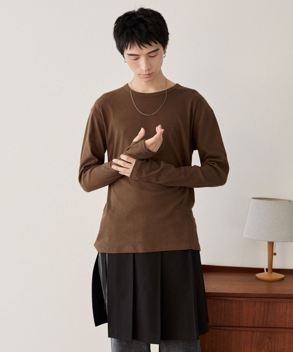 WEGO タイトフィットリブT（長袖） 