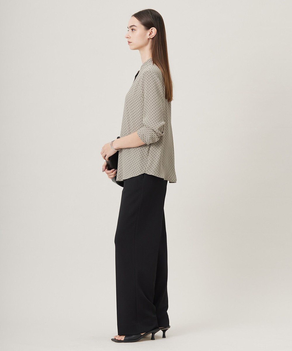 ICB L 【洗える】ミリオーネダンボールニット ワイドストレートパンツ 