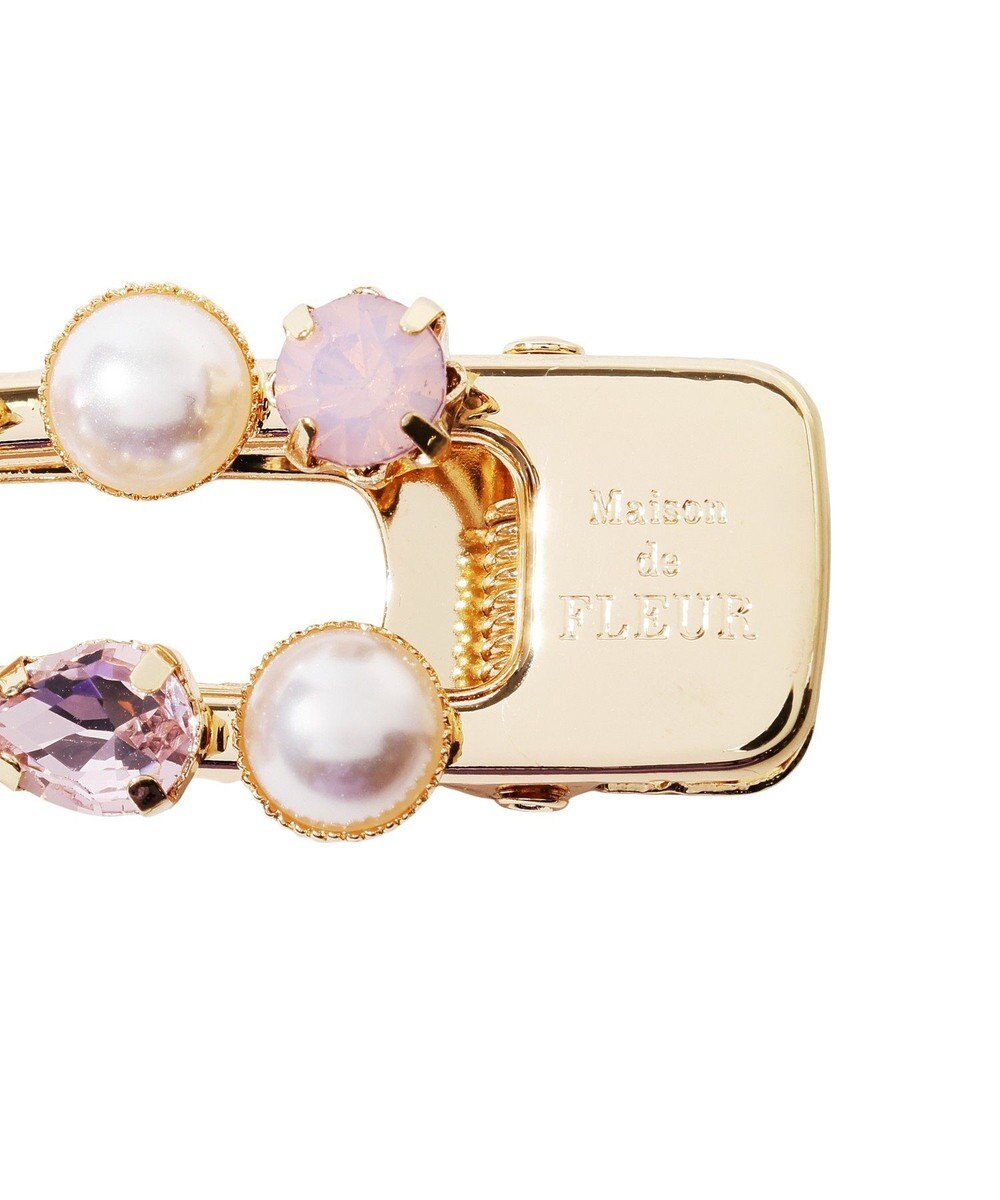 Maison de FLEUR メタルビジュークリップ 