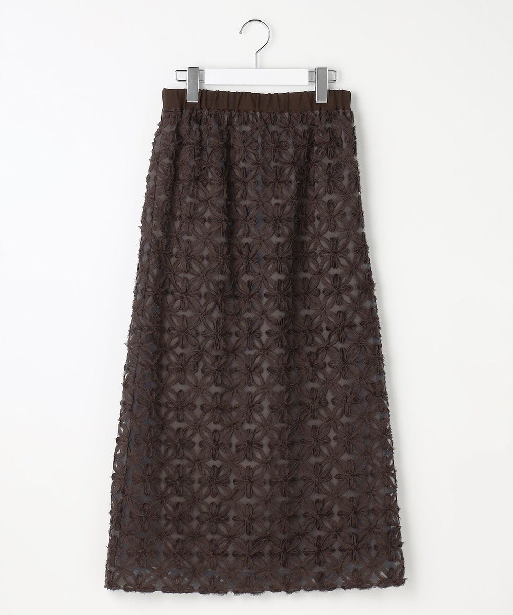 自由区 テープエンブロイダリー スカート 