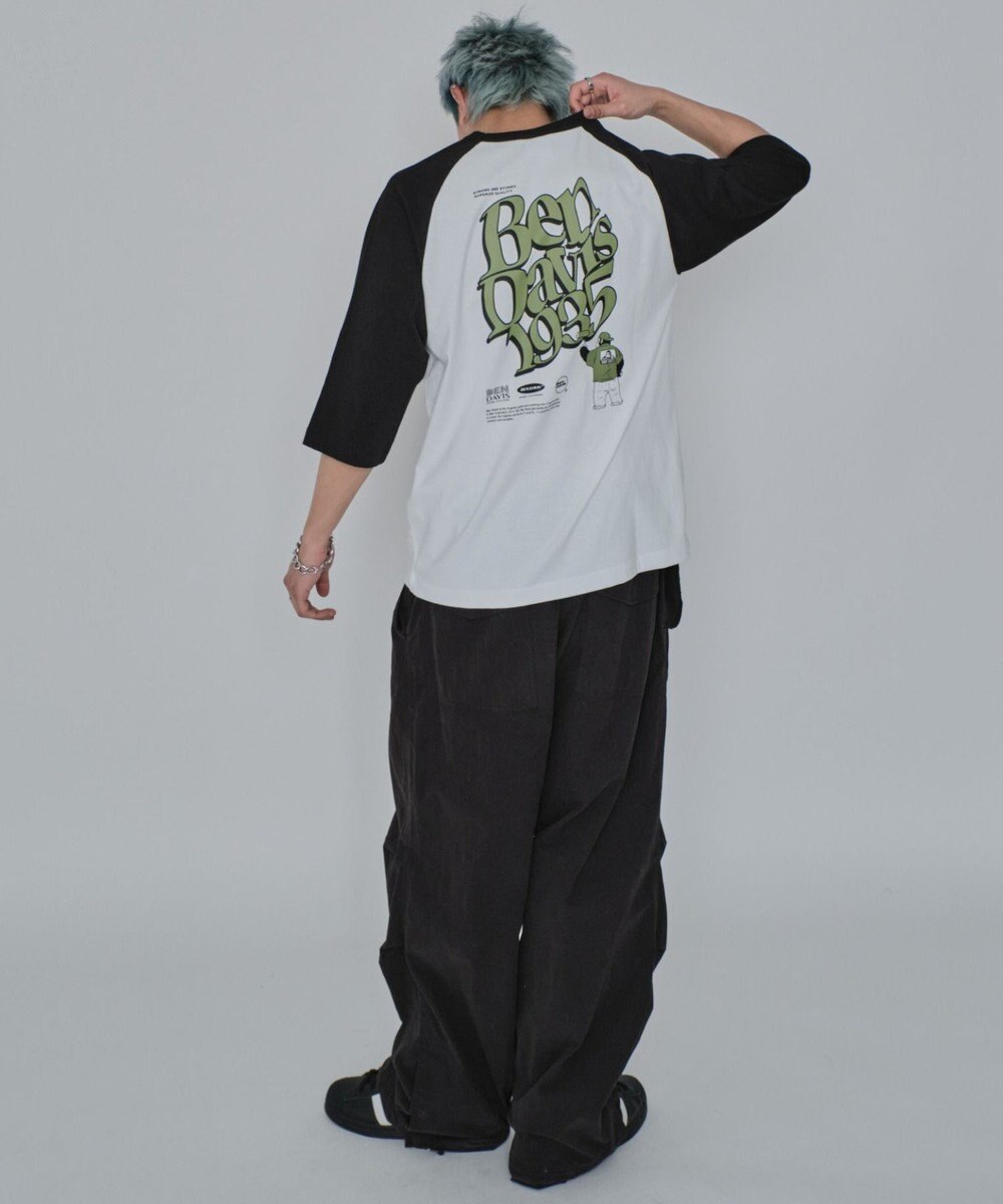 WEGO 【ユニセックス着用ITEM/MLサイズ展開】別注BENDAVISグラフィックラグランT（7S） 