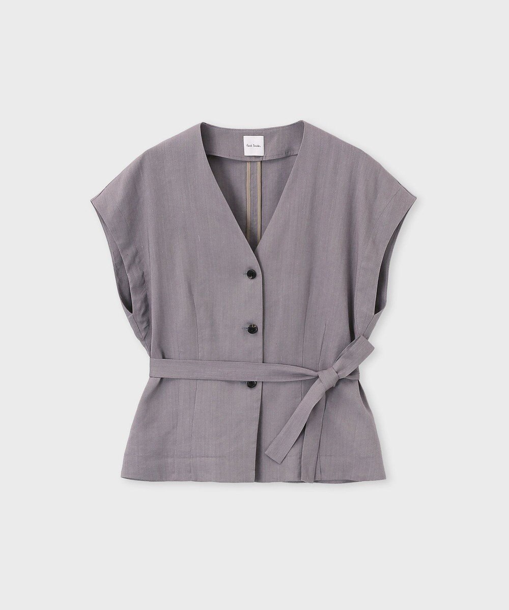 Paul Smith レーヨンリネン Vネックジレ 