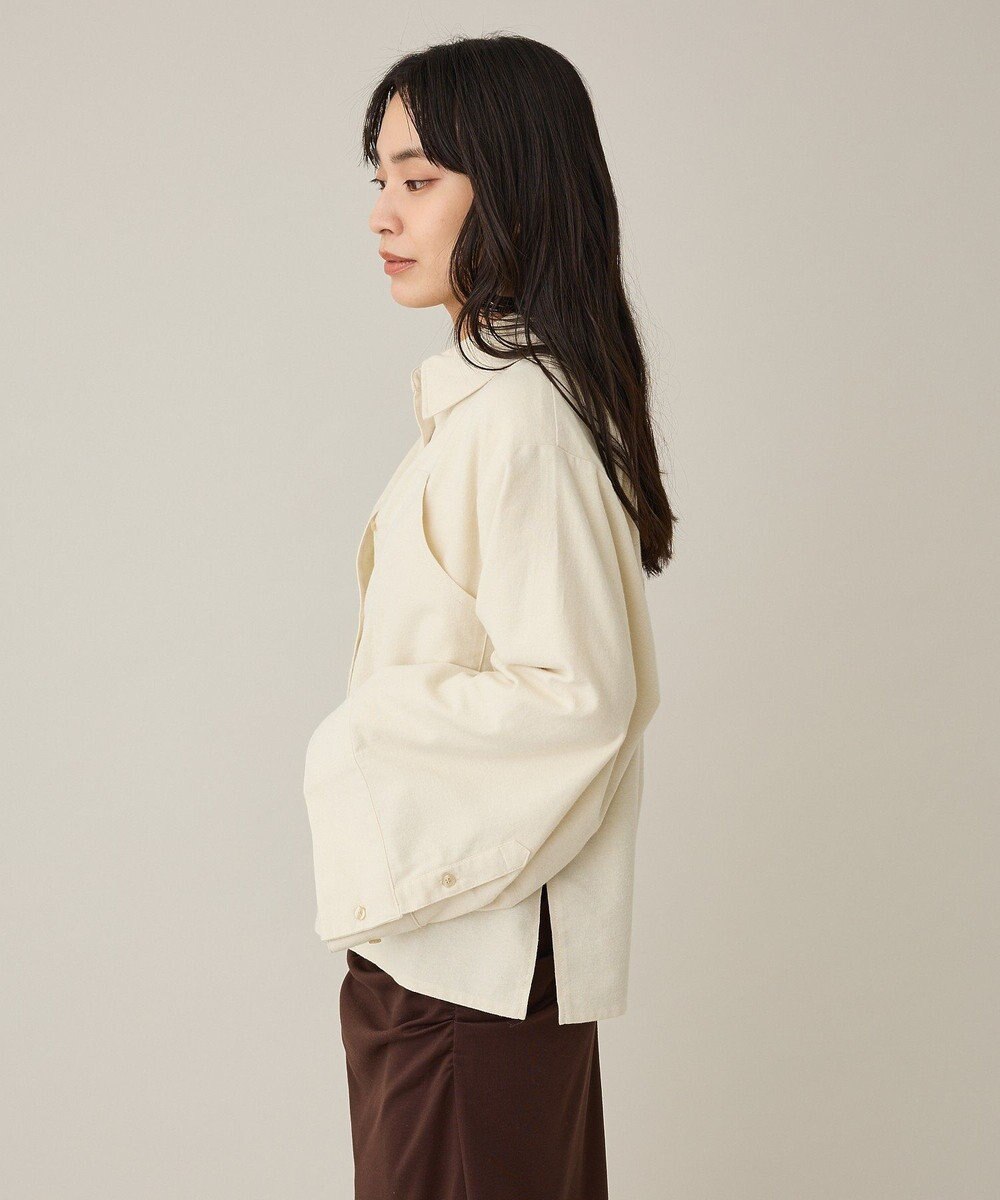 CRAFT STANDARD BOUTIQUE ビッグ袖デザインシャツ 