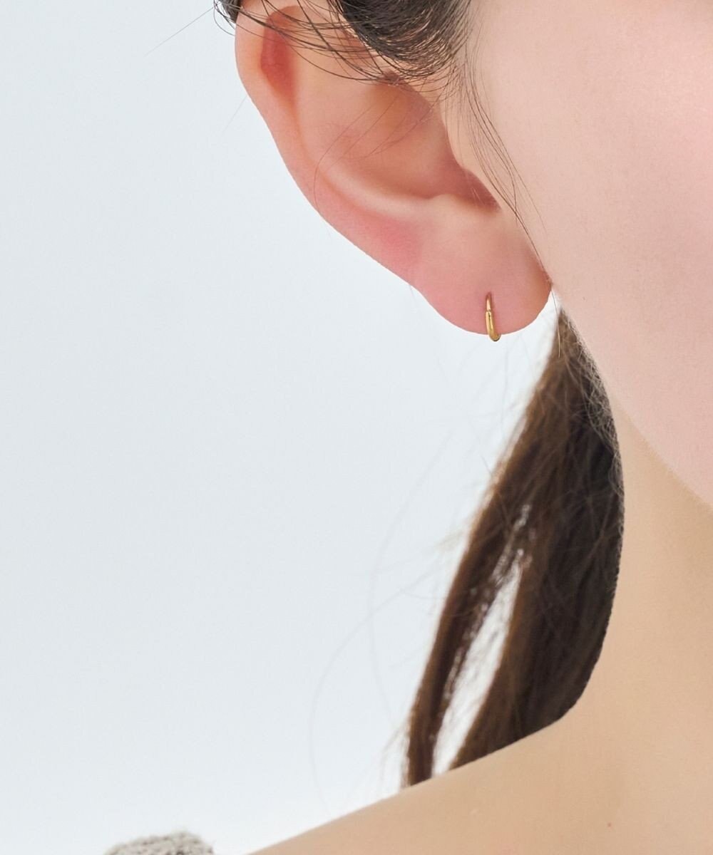 Phoebe 〈シリーズ累計販売10000点突破！〉〈金属アレルギー対応〉ミニフープピアス/サージカルステンレス　ゴールド 