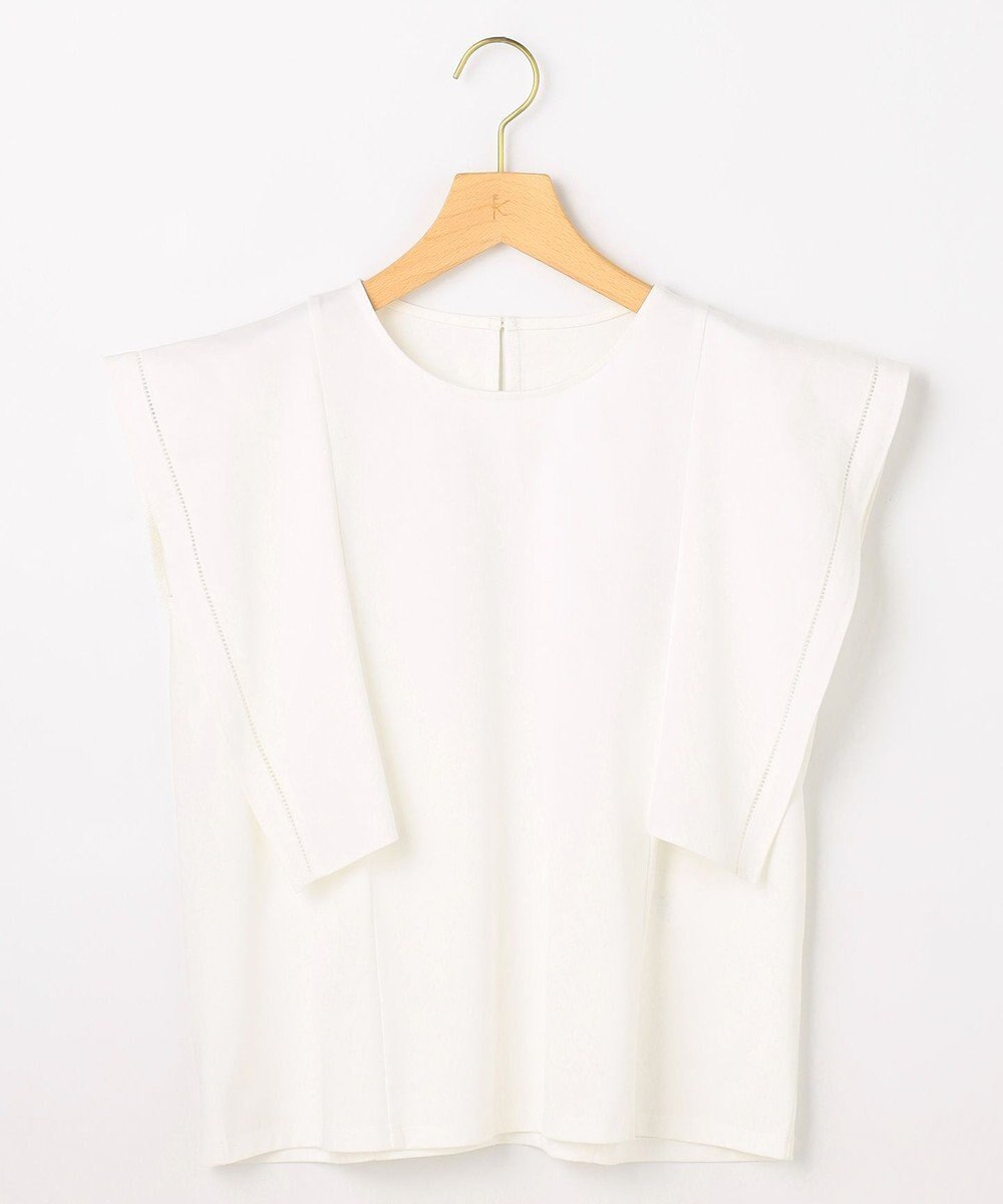 組曲 【先行予約】プレーティング天竺 フレアスリーブカットソー 