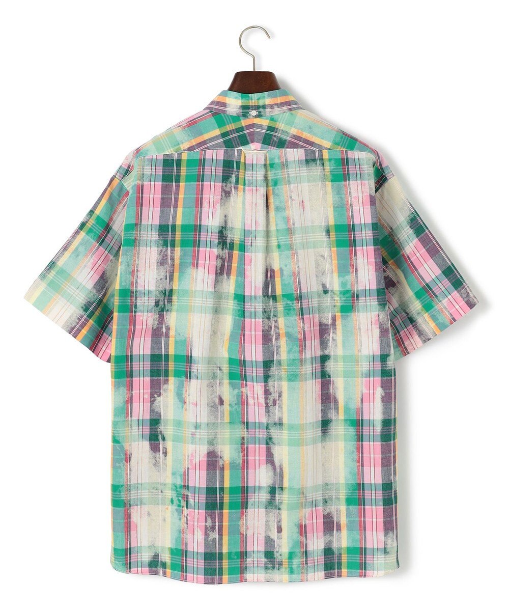 J.PRESS MEN 【J.PRESS ORIGINALS】India Madras Discharge Print Pullover Shirt / Baggy Fit 