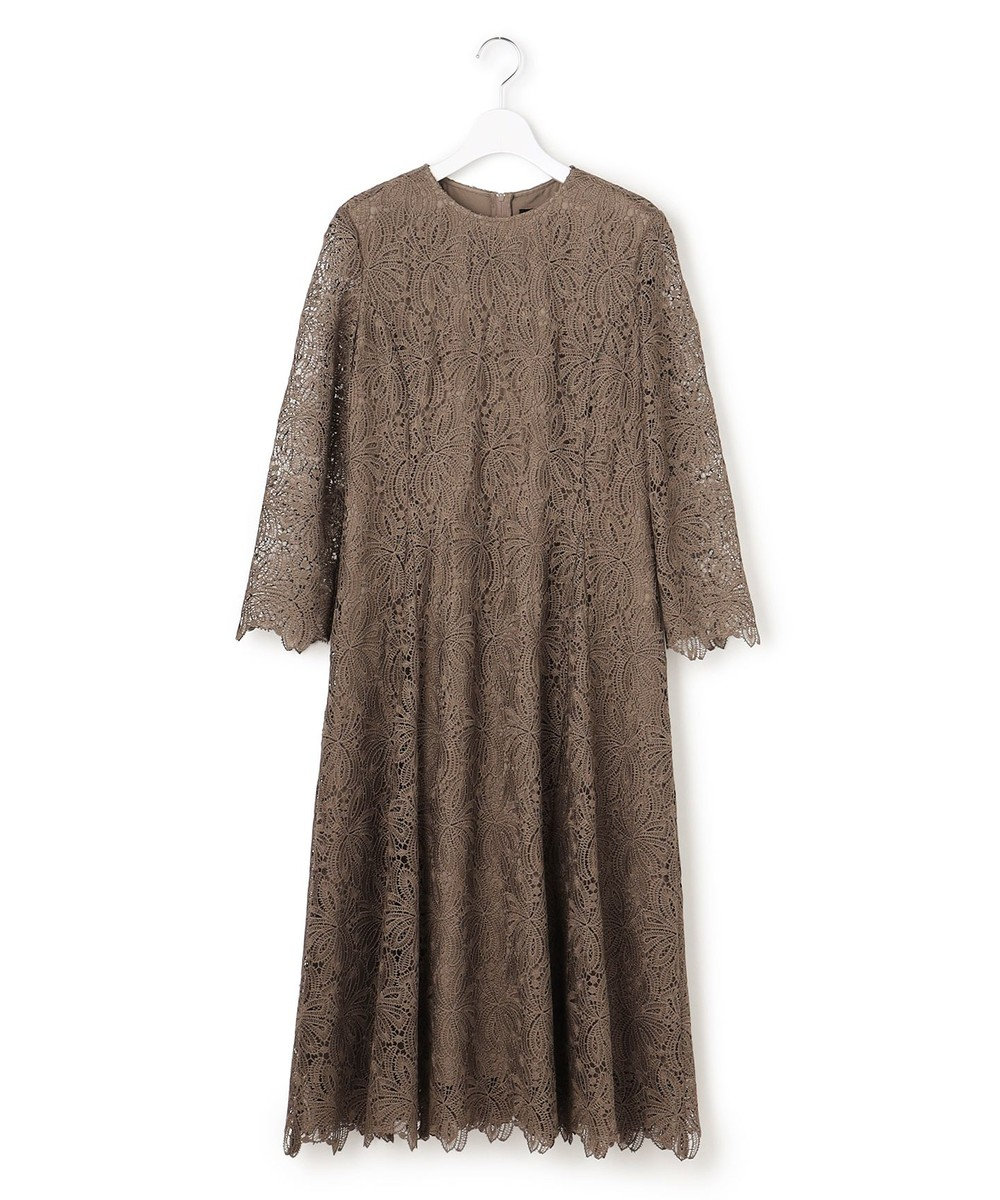 23区 【APPLAUDIR】Brocheリボンブーケレース ドレス 