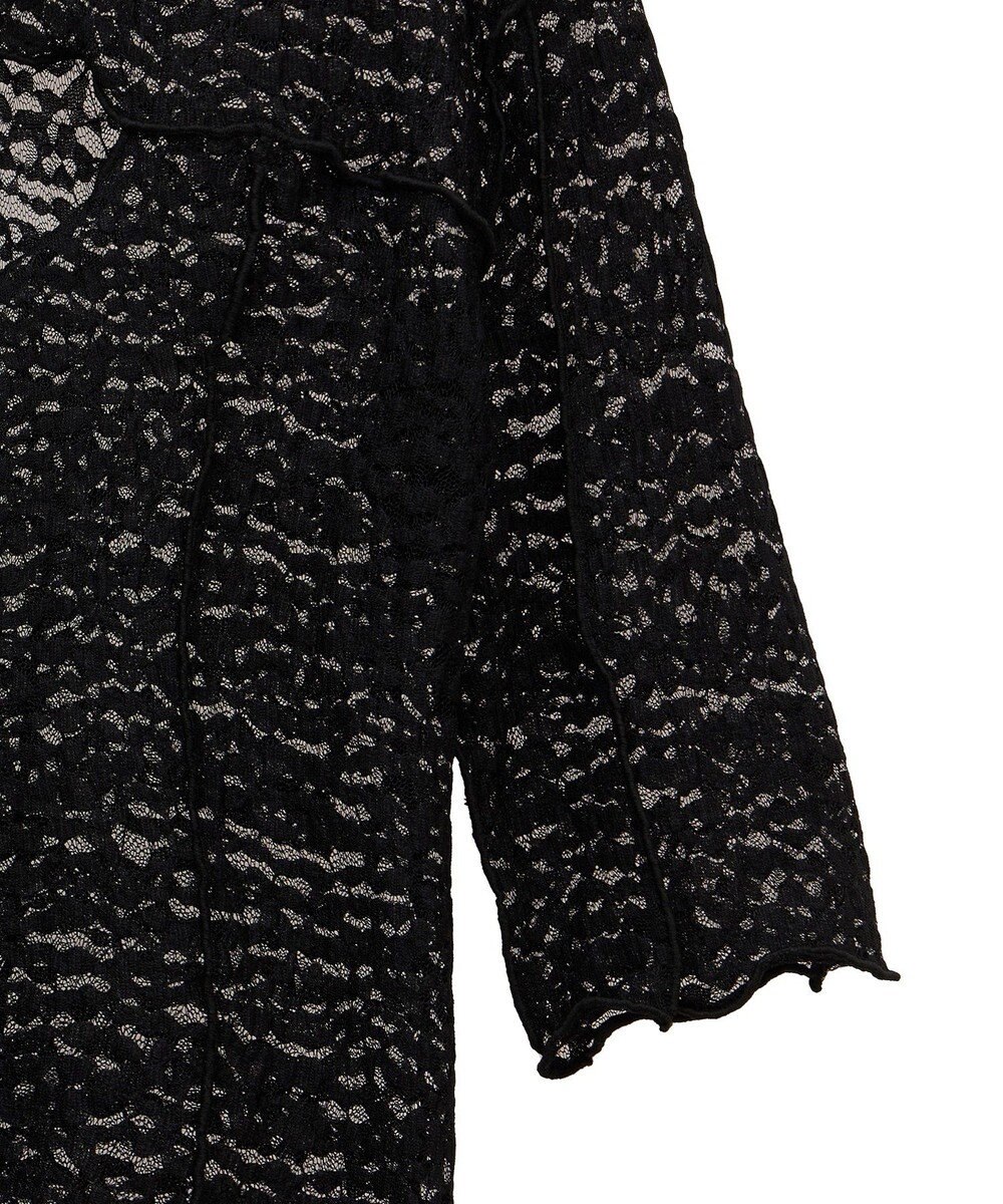 Green Parks カットワークデザインレース半袖トップス 