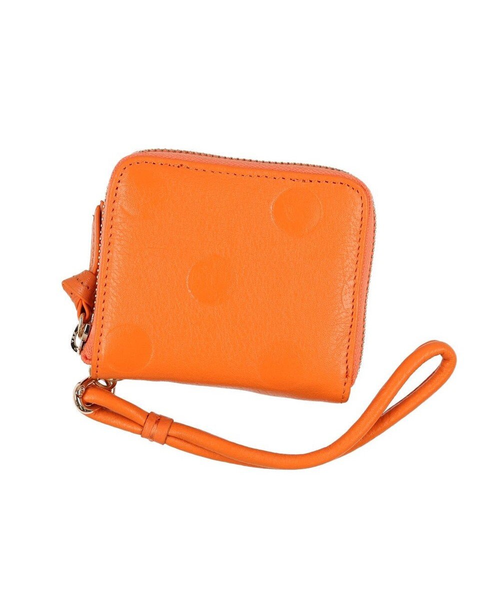 UNBILLION ペルケ perche / ドット型押しパームフィットストラップウォレット 