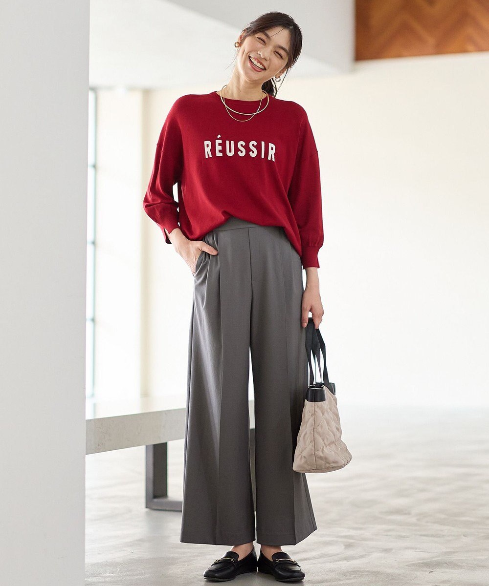 ANY 【6サイズ展開/ウエストゴム】イージーワイドパンツ 