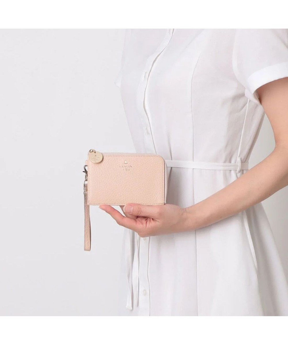LANVIN en Bleu メラニー キーリング付きマルチケース 