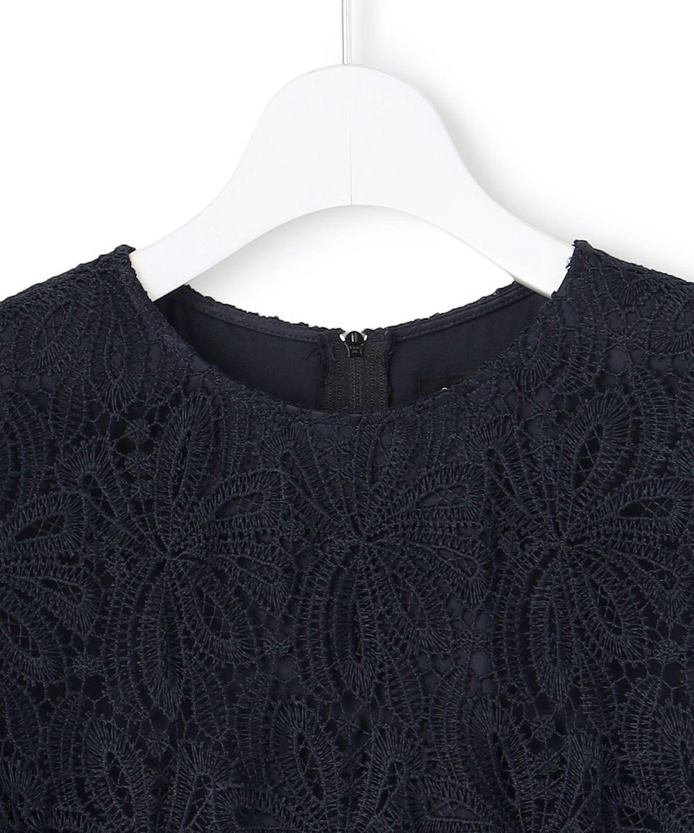 23区 【APPLAUDIR】Brocheリボンブーケレース ドレス 