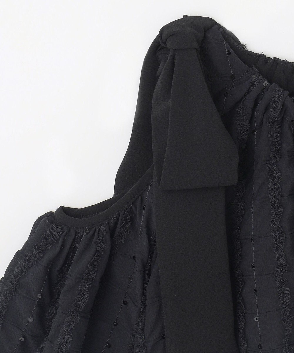 GRACE CONTINENTAL チュールフリルフレアトップ 