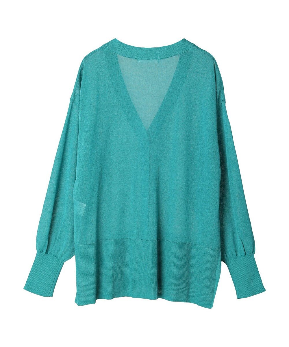 Green Parks 接触冷感Ｖネックカーデ 