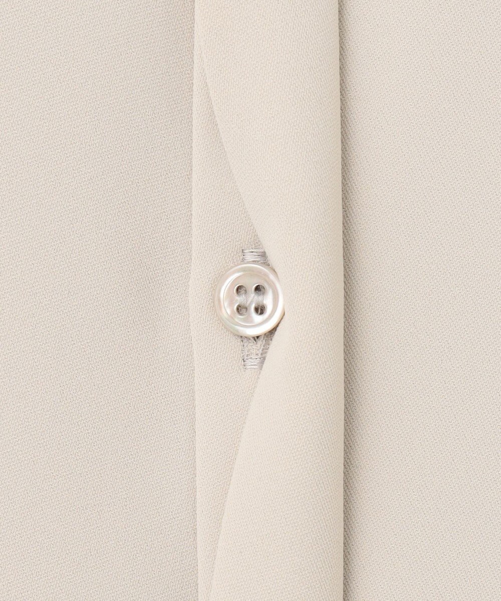 ICB 【WEB限定カラーあり・洗える】 ライトダブルクロス バンドカラーシャツ 