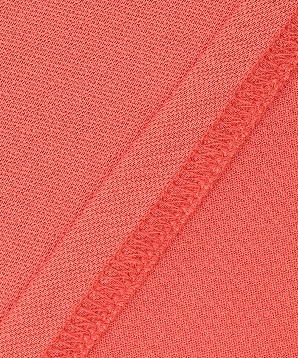 23区GOLF 【WOMEN】無地×プランティカプリント 半そでポロシャツ 