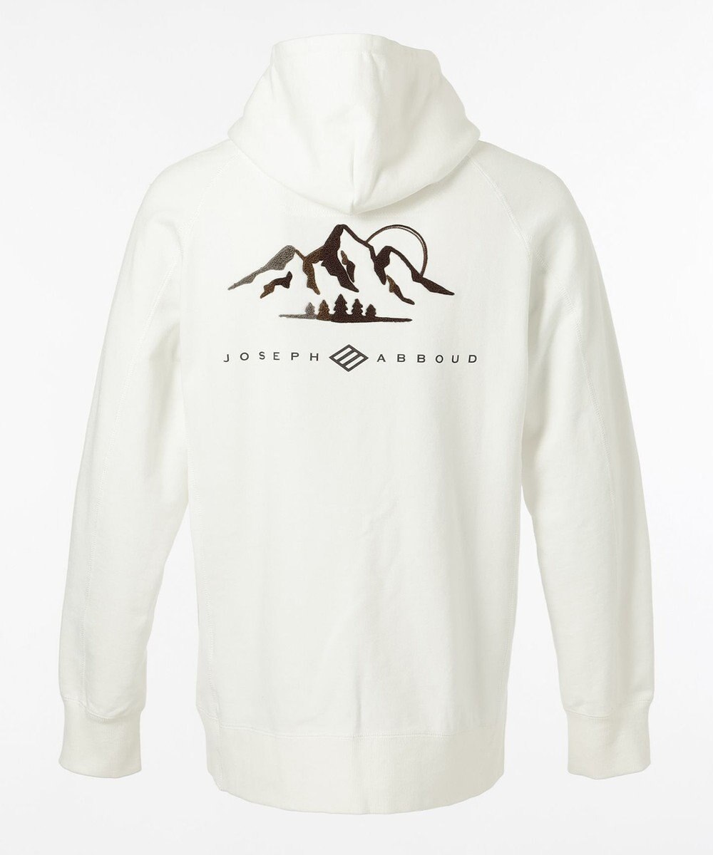 JOSEPH ABBOUD MOUNTAIN 【UNISEX】OG裏毛パイルエンブロイダリー パーカー 