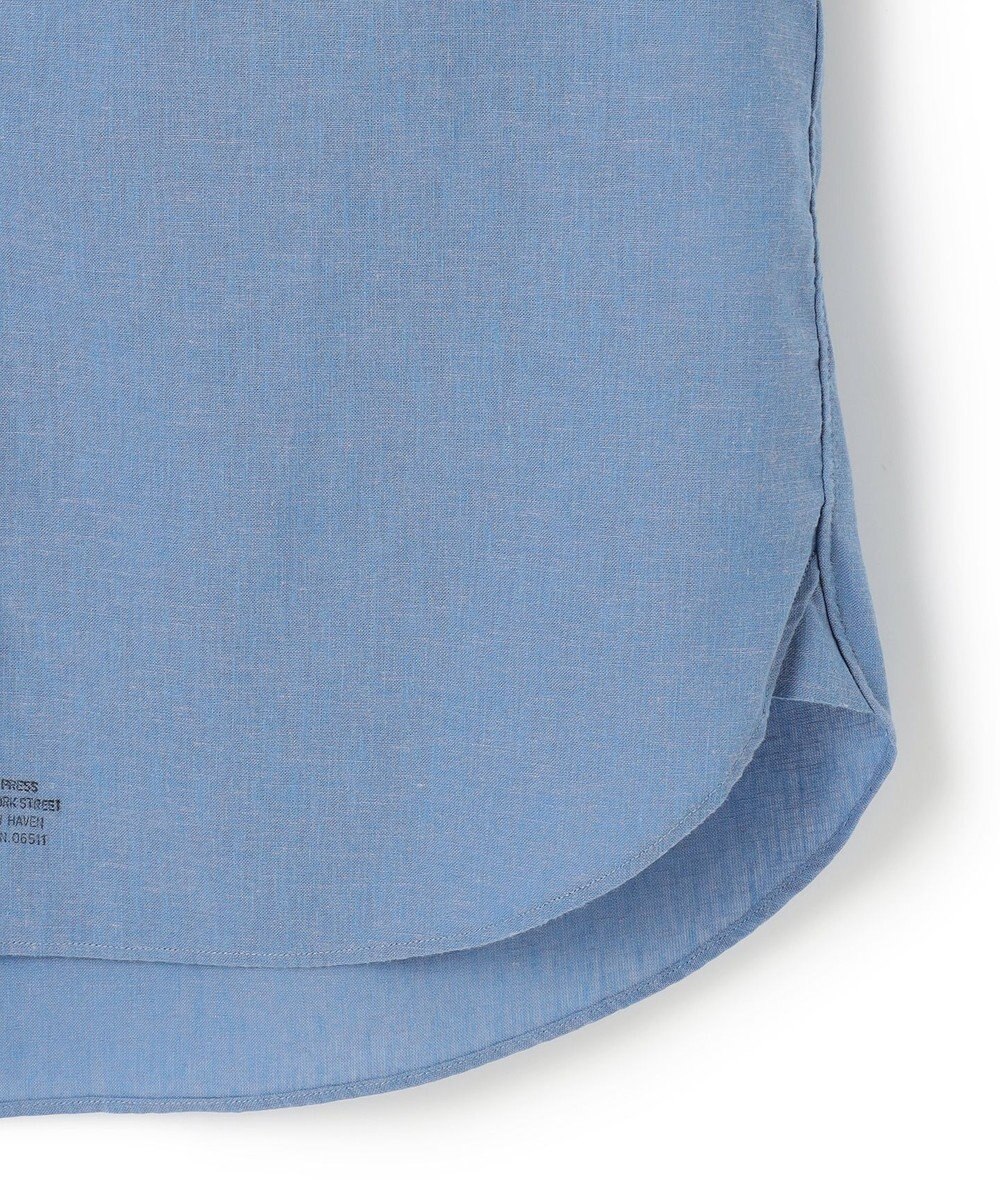 J.PRESS MEN 【HYBRID LINEN】 バンドカラーシャツ 