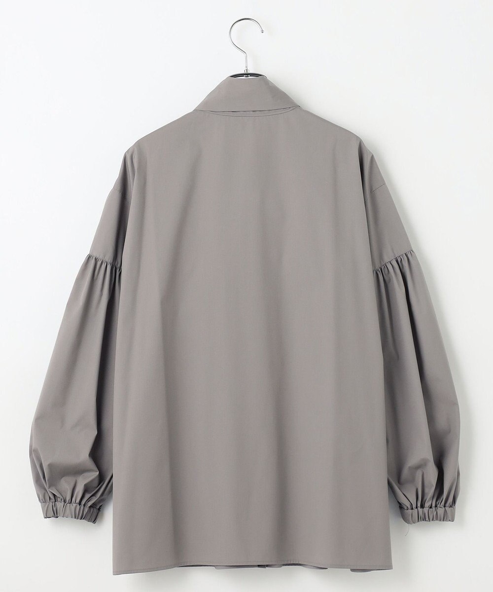 #Newans 【シワになりにくい/洗濯機可能/袖ゴム】ビッグリボンブラウス 