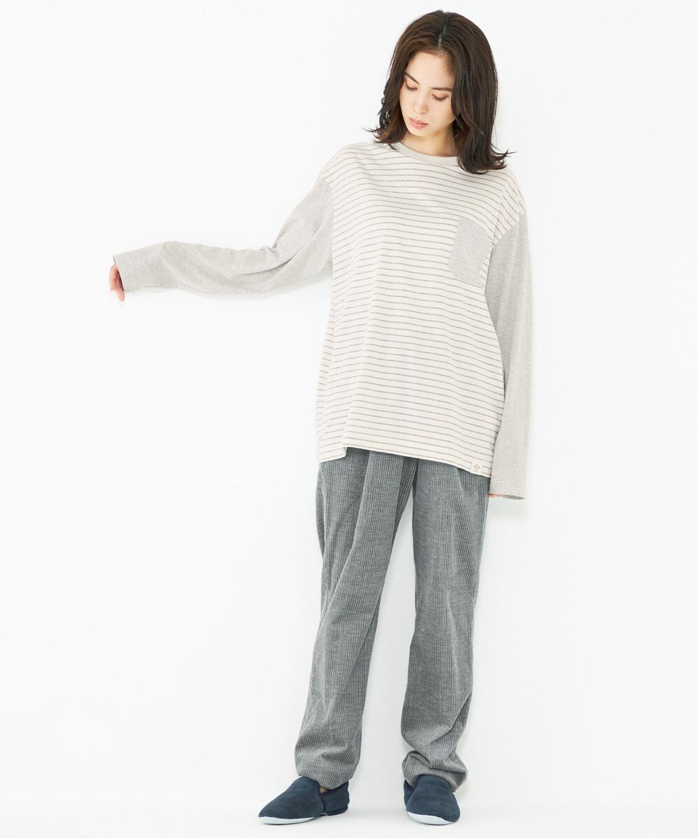 JOSEPH ABBOUD MOUNTAIN 【SPACE／UNISEX】OGコットンボーダークレイジー  カットソー 