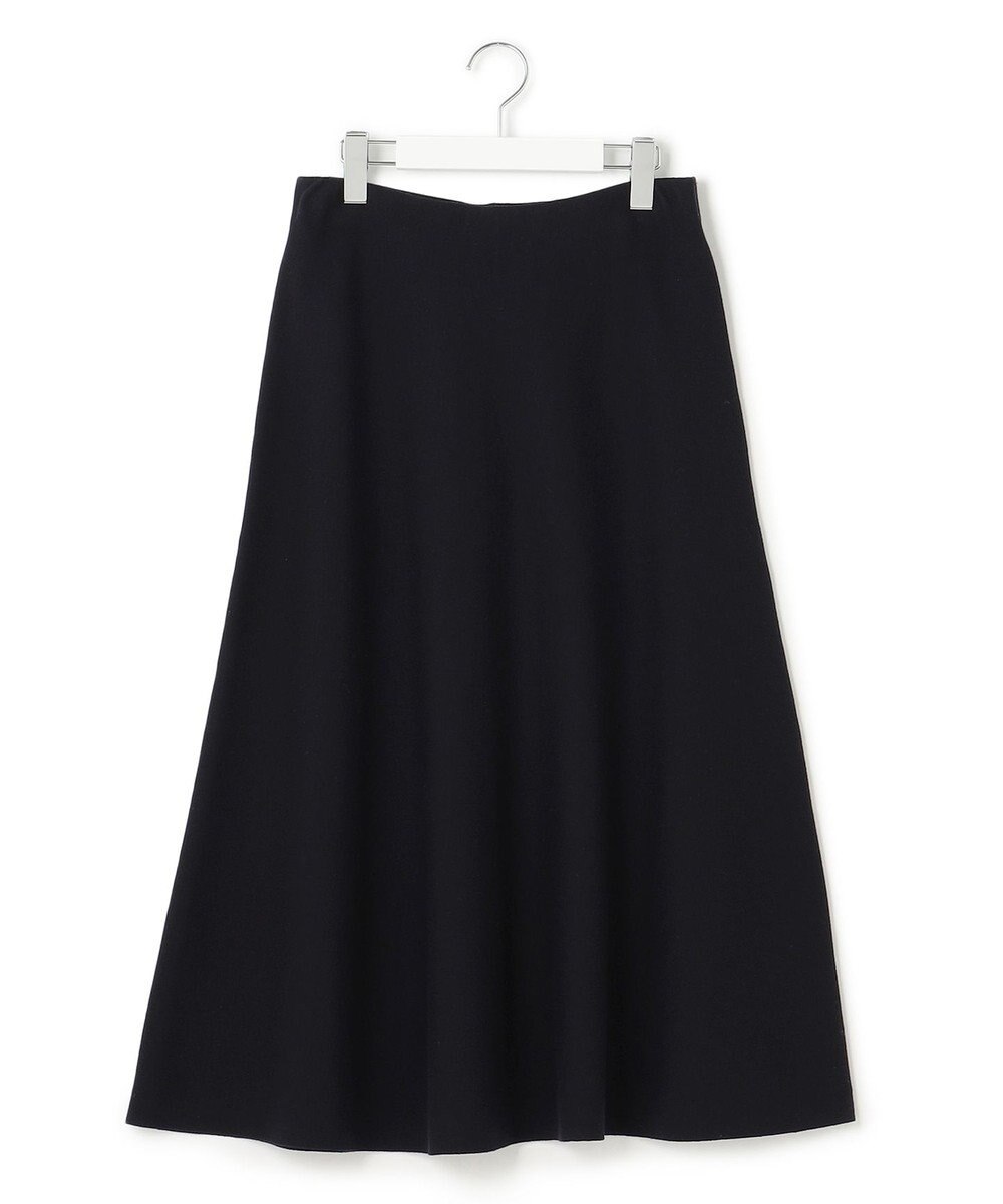 23区 【洗える】テンセルストレッチ フレア ニットスカート 