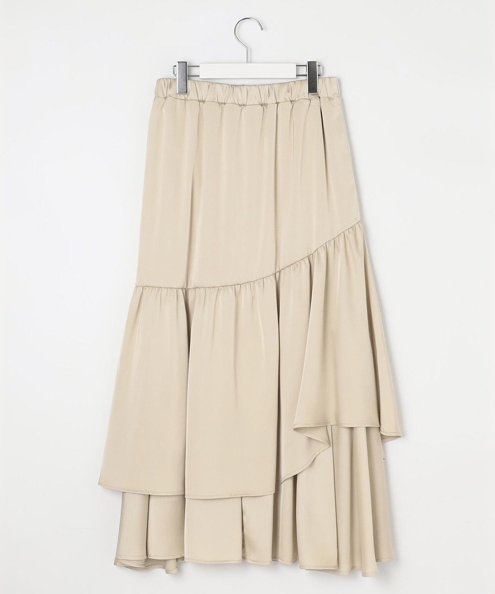 Feroux 【セットアイテム】裏毛プルオーバー×ランダムプリーツ スカート 