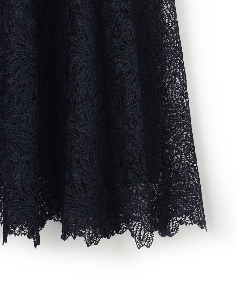 23区 【APPLAUDIR】Brocheリボンブーケレース ドレス 