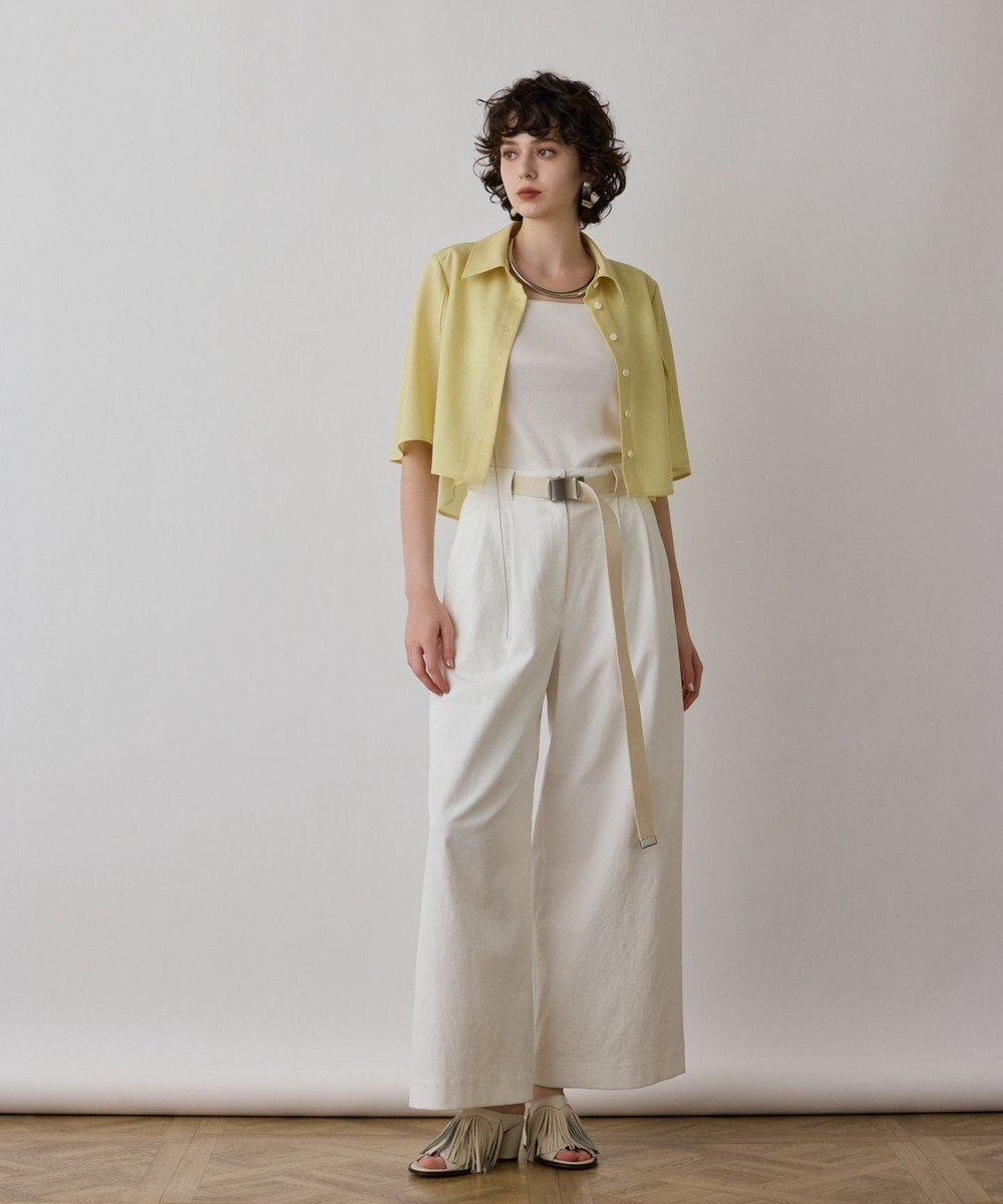 GRACE CONTINENTAL フレアスリーブシャツ 