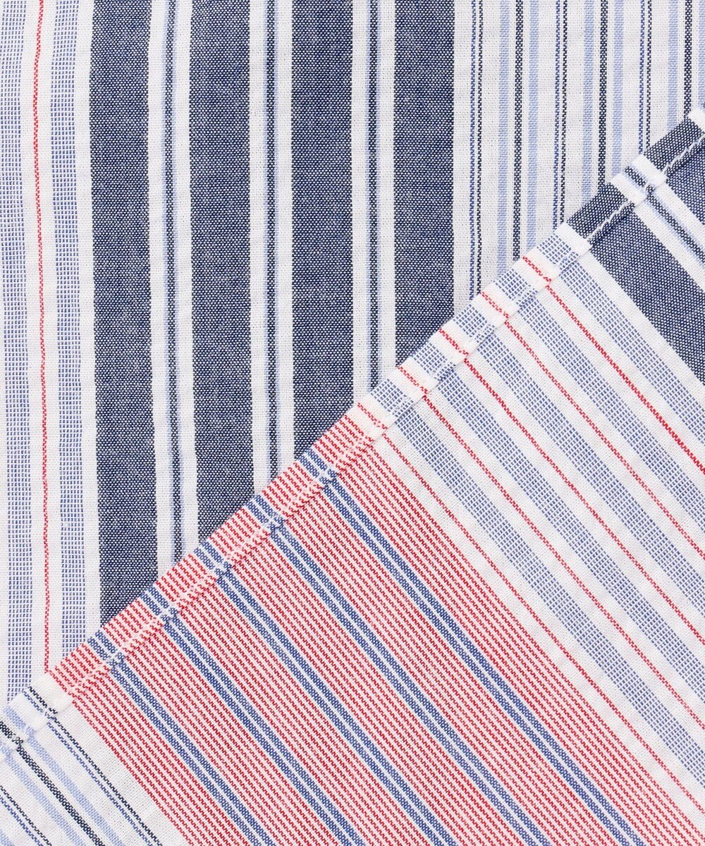 J.PRESS YORK STREET 【UNISEX】ランダムストライプ シャツ 