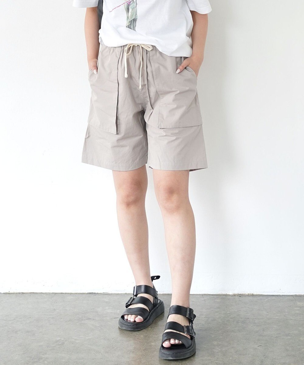 WHITE MAILS 【UNISEX】HIGH DENSITY DUMP BAKER ショーツ グレー