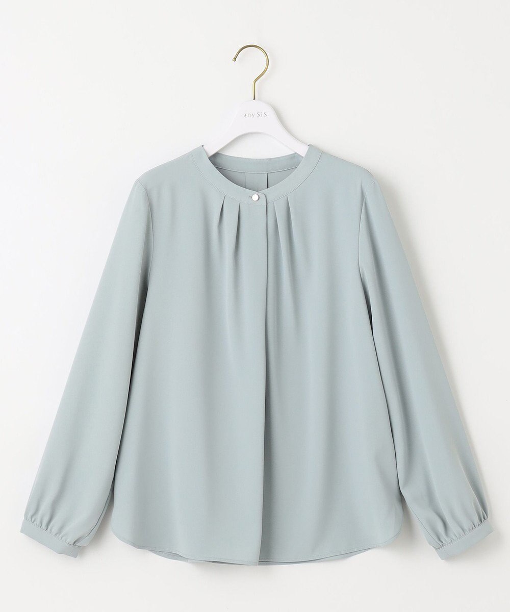 ANY SIS 【AIコラボ】フロントボタンタック ブラウス 