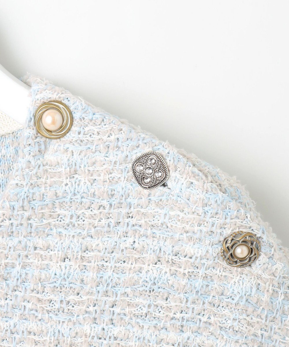 自由区 【Precious 5月号掲載】【カトリエムブーケ】Couleur tweed ツイードワンピース 