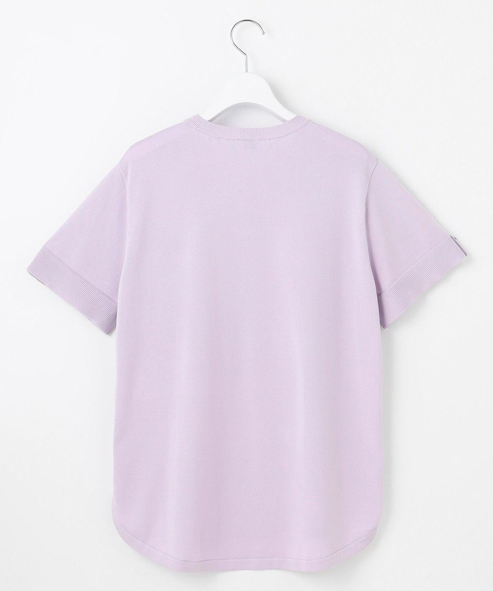 J.PRESS LADIES L 【洗える】COTTON POLYESTER 袖ボタン ニット 